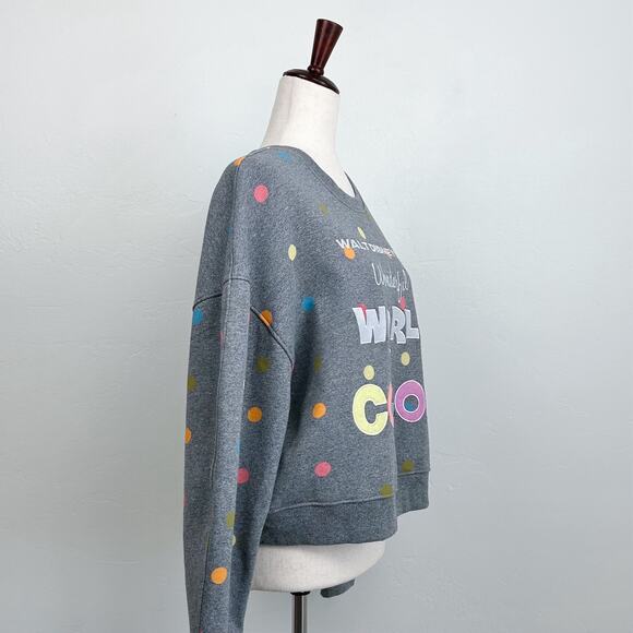 Disney Parks Wonderful World Of Color 100 Eras Cropped Sweatshirt - Picture 4 of 8